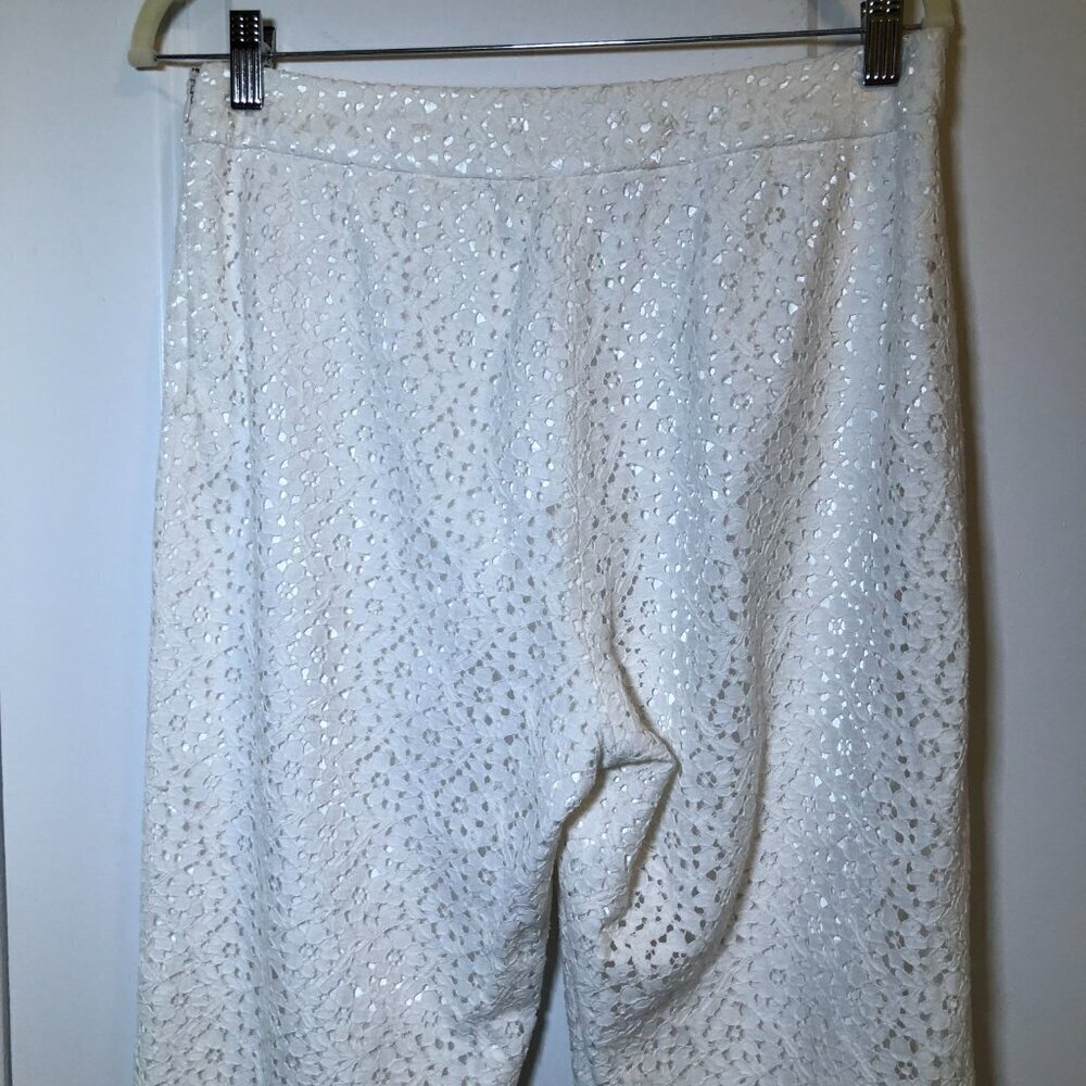 WD-NY Lace Completely Lined White Side Zipper Size 10 NWOT - Picture 14 of 14